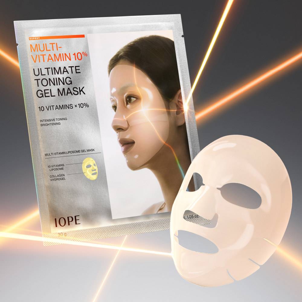 IOPE Multi Vitamin 10% Ultimate Toning Gel Mask 30g X 5ea