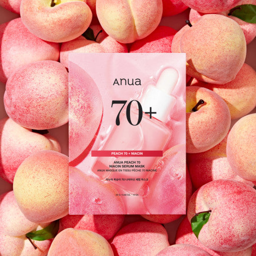 Anua Peach 70 Niacin Serum Mask Sheet 25g X 10ea (Facial Mask) 25 g