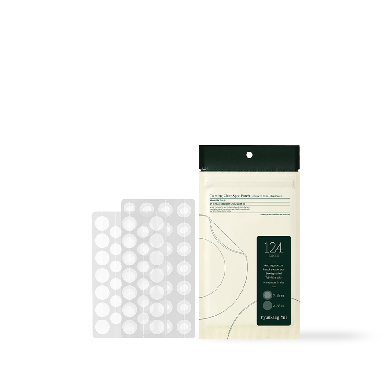[Pyunkang Yul] Calming Clear Spot Patch Intensive Care + Slim Care 124ea