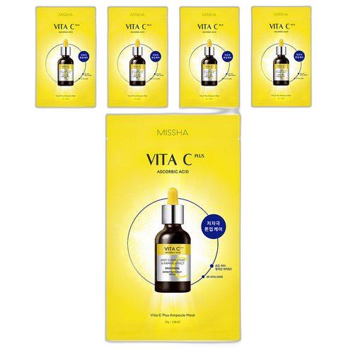 MISSHA Vita C Plus Ampoule Mask 27g X 5ea