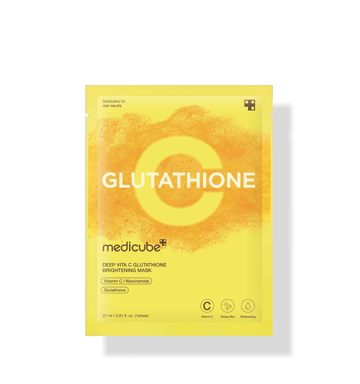 medicube Deep Vita C Glutathione Brightening Mask 27 X 5ea