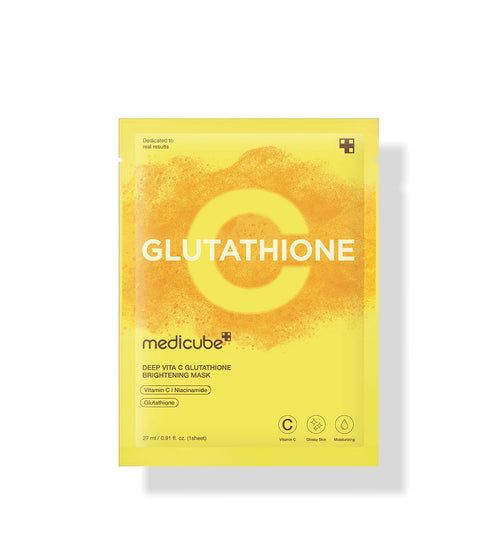 medicube Deep Vita C Glutathione Brightening Mask 27 X 5ea