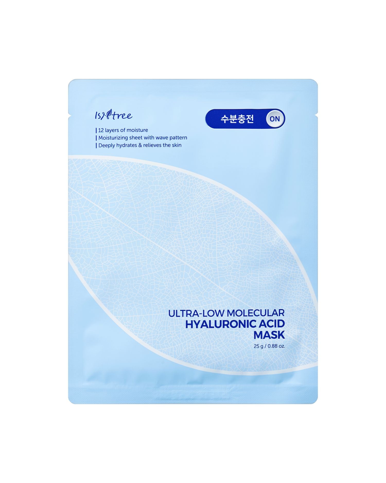 Isntree Ultra-Low Molecular Hyaluronic Acid Mask 25g X 10ea