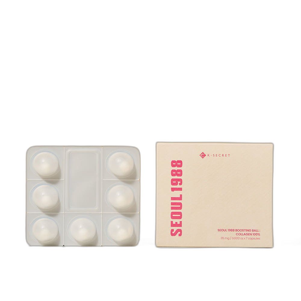 K-SECRET SEOUL 1988 BOOSTING BALL : COLLAGEN 100% 35mg X 7ea