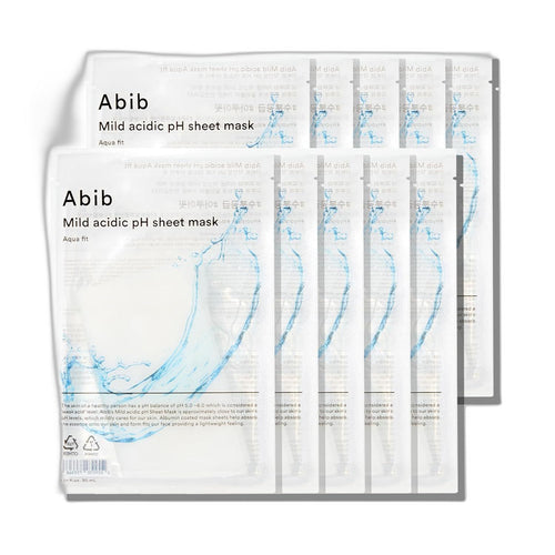 Abib Mild Acidic pH Sheet Mask Aqua Fit 30ml X 10ea