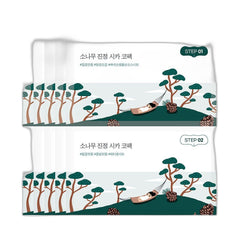 Round Lab Pine Tree Soothing Cica Biocellulose Nose Pack 2-Step Kit (1Step 4ml x 5ea / 2Step 4ml x 5ea)