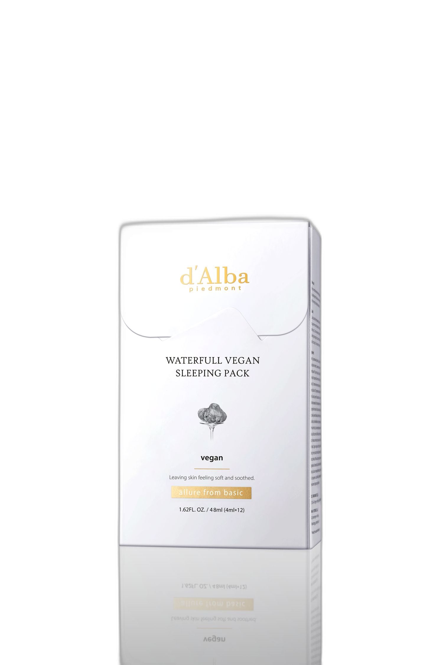 d'Alba Waterfull Vegan Sleeping Pack (Spout Type) 60ml