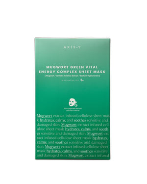 AXIS-Y 61% Mugwort Green Vital Energy Complex Sheet Mask 27ml x 5pcs