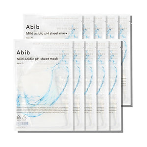 Abib Mild Acidic pH Sheet Mask Aqua Fit 30ml X 10ea, image 2