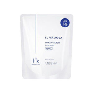 MISSHA Super Aqua Ultra Hyalron Toner Pad 180g/90pads (Refill), image 2