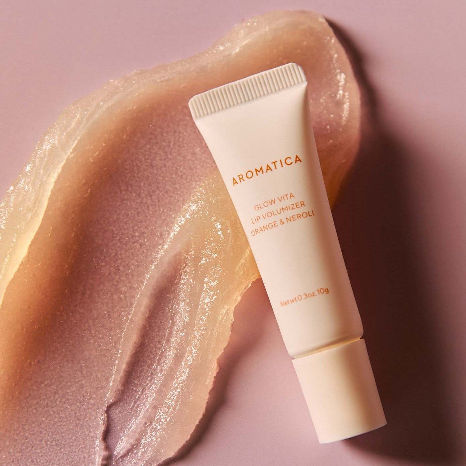 AROMATICA Glow Vita Lip Volumizer – Orange & Neroli (10g)