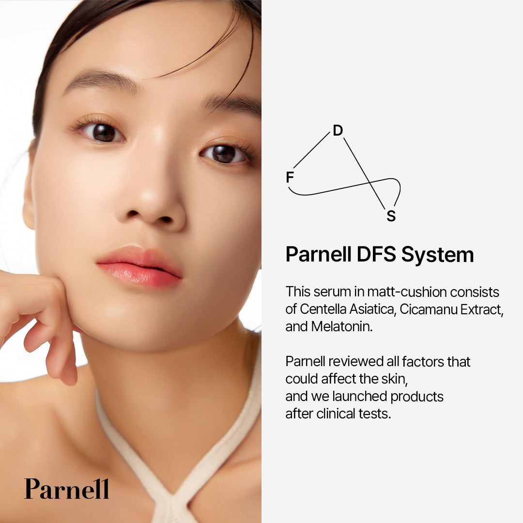 Parnell Cicamanu Serum In Matte Cushion SPF50+ PA++++ 15g (3colors)