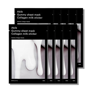 Abib Gummy Sheet Mask Collagen Milk Sticker 27ml X 10ea, image 2