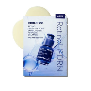 innisfree Retinol Green Tea PDRN Skinbooster Ampoule Gel Mask 25ml X 5ea, image 2
