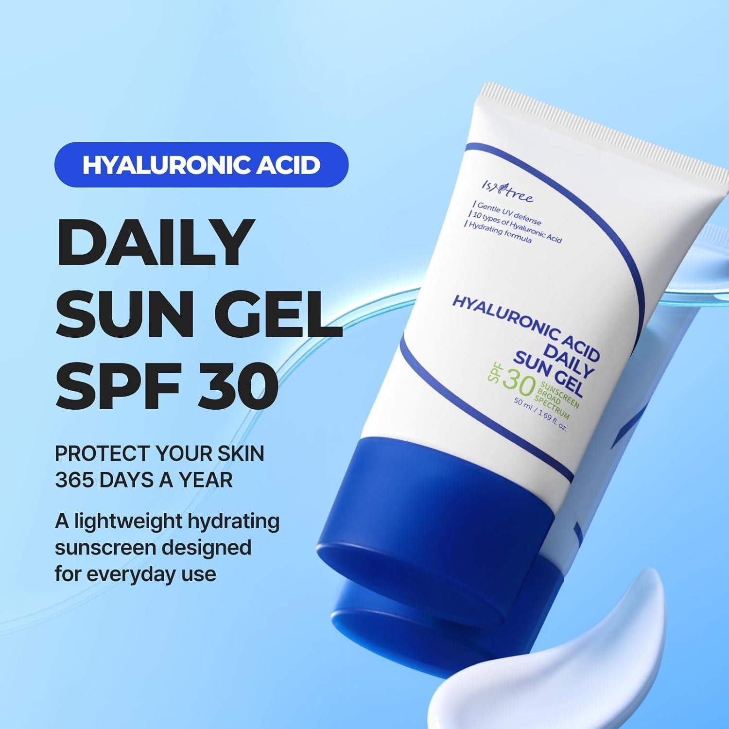 ISNTREE Hyaluronic Acid Daily Sun Gel 50ml SPF30 PA+++