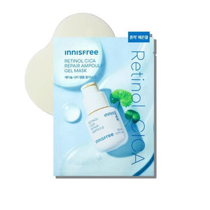 innisfree Retinol Cica Repair Ampoule Gel Mask 23ml X 5ea, image 2