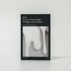 Abib Gummy Sheet Mask Collagen Milk Sticker 27ml X 10ea, image 3
