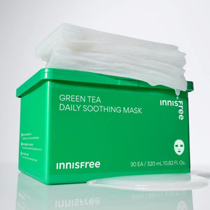 innisfree Green Tea Daily Soothing Mask 320ml/30ea, image 3