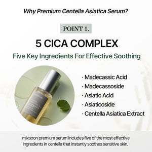 mixsoon Premium Centella Asiatica Serum 50ml, image 5