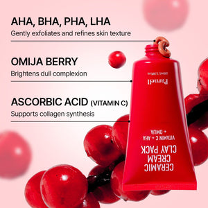 Parnell AHA Omija Ceramic Cream Clay Pack 100ml, image 5