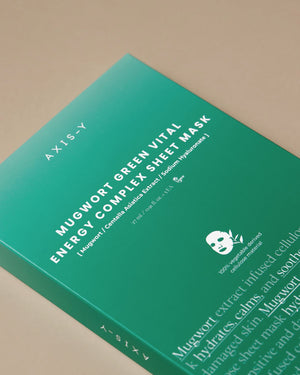 AXIS-Y 61% Mugwort Green Vital Energy Complex Sheet Mask 27ml x 5pcs, image 7